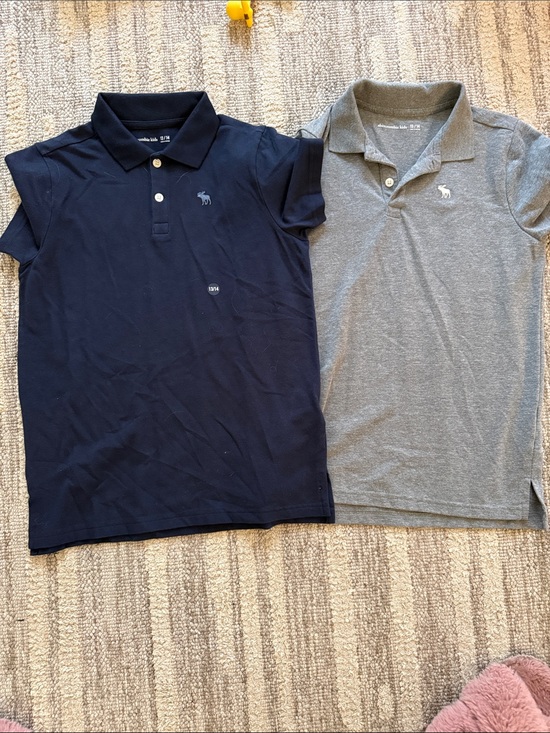 abercrombie kids Other - abercrombie kids Navy and Gray Polo Twin Pack